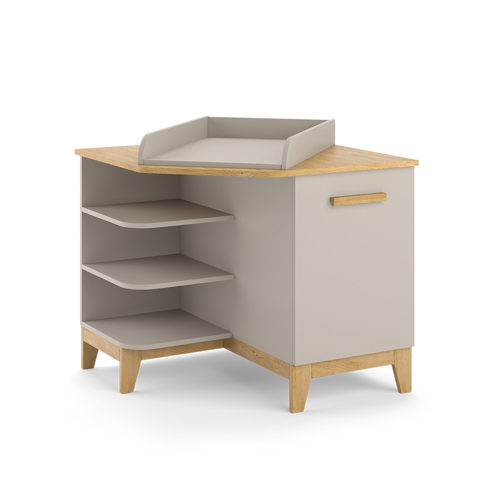 foto del prodotto vitalispa fasciatoio quercia cashmere 85 x 85.2 cm con porta