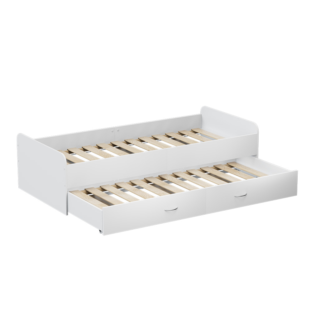 foto del prodotto vitalispa letto per bambini bianco 90x200 cm con rete a doghe, senza materasso