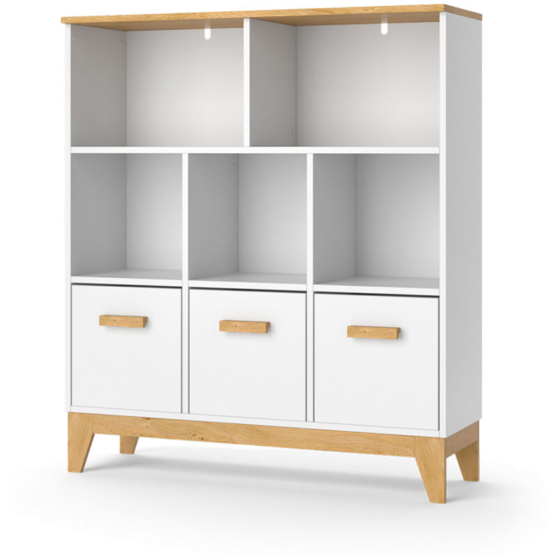 foto del prodotto vitalispa scaffale per bambini malia, bianco, 98.4 x 113.4 cm