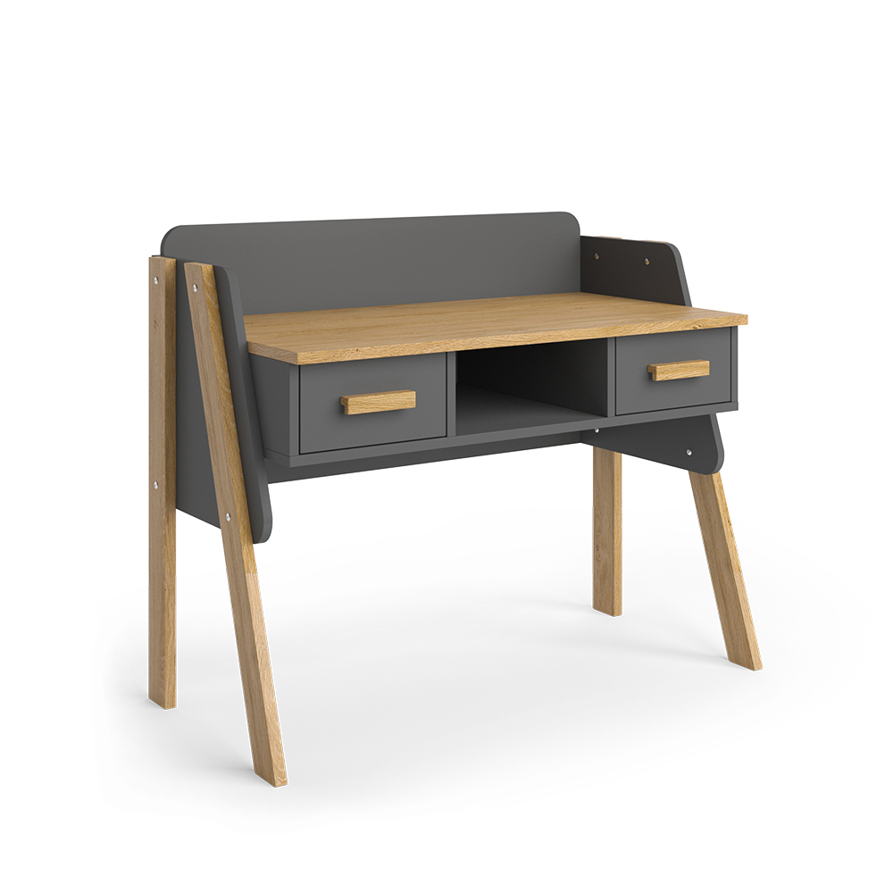 foto del prodotto vitalispa scrivania grigio quercia 97 x 51 cm