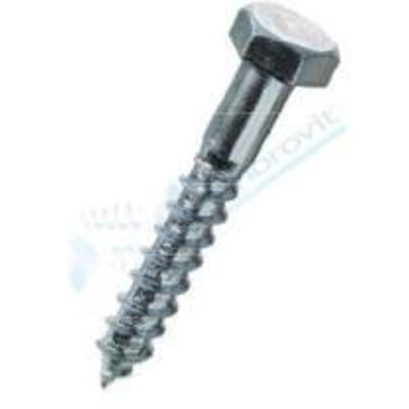 foto del prodotto vite 8x80mm 100pz per legno mordente tirafondo testa esagonale te