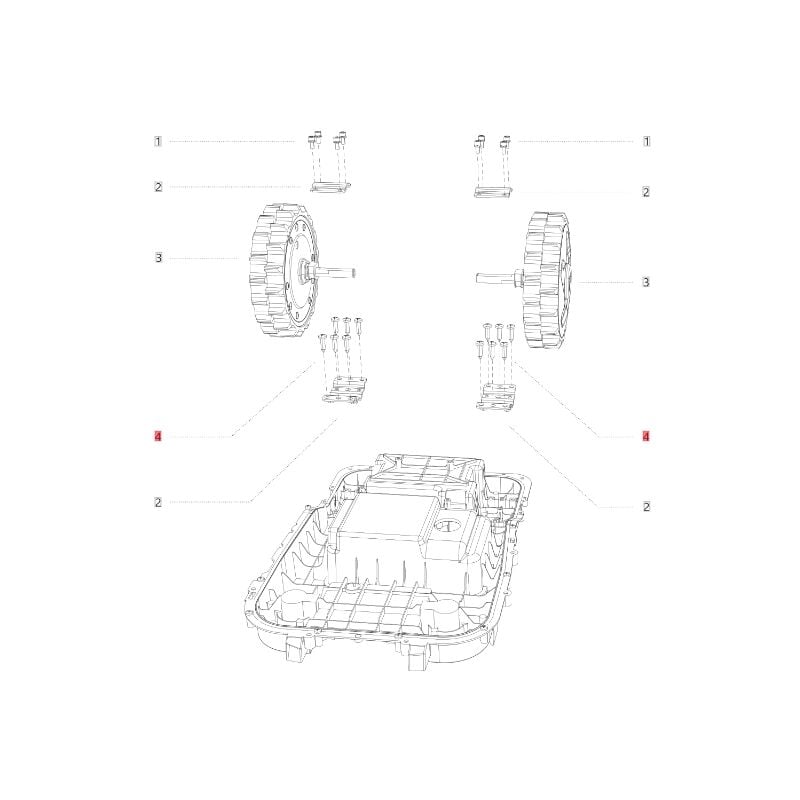 foto del prodotto vite a croce st6.x25 originale bluebird robot rasaerba navimow ab.50.0017.42