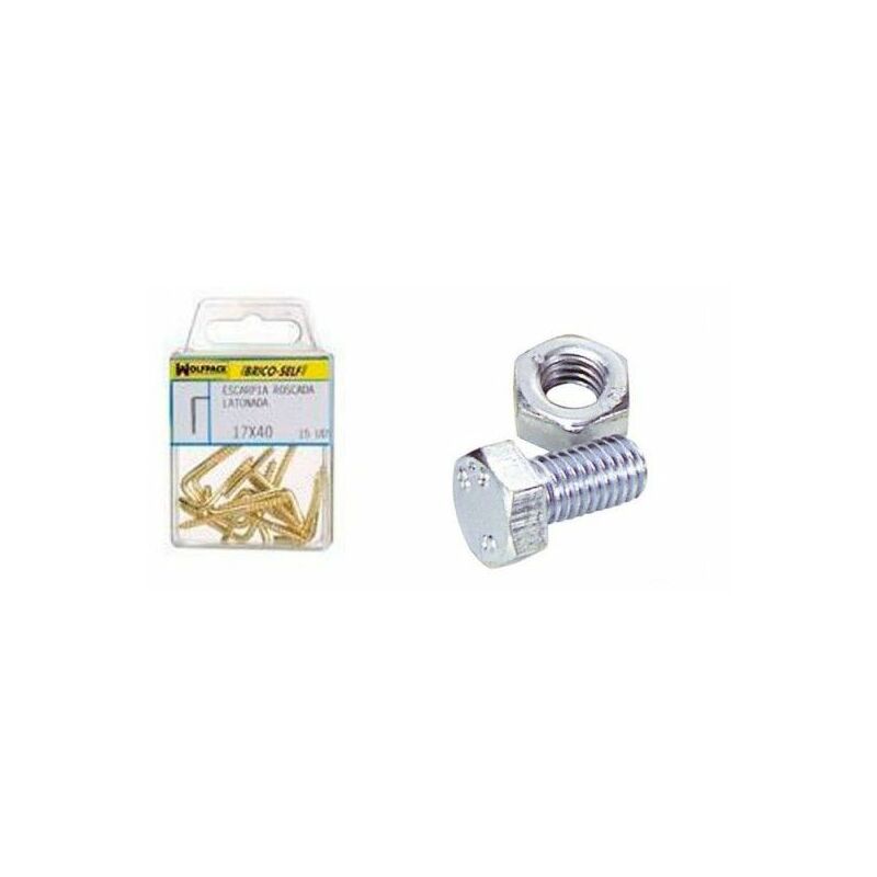 foto del prodotto vite a testa esagonale zincata m8 x 50 mm. 2 unit 