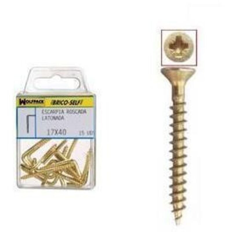 foto del prodotto vite a testa piatta pozidriv bicromata 3.0x30 mm. 24 unità