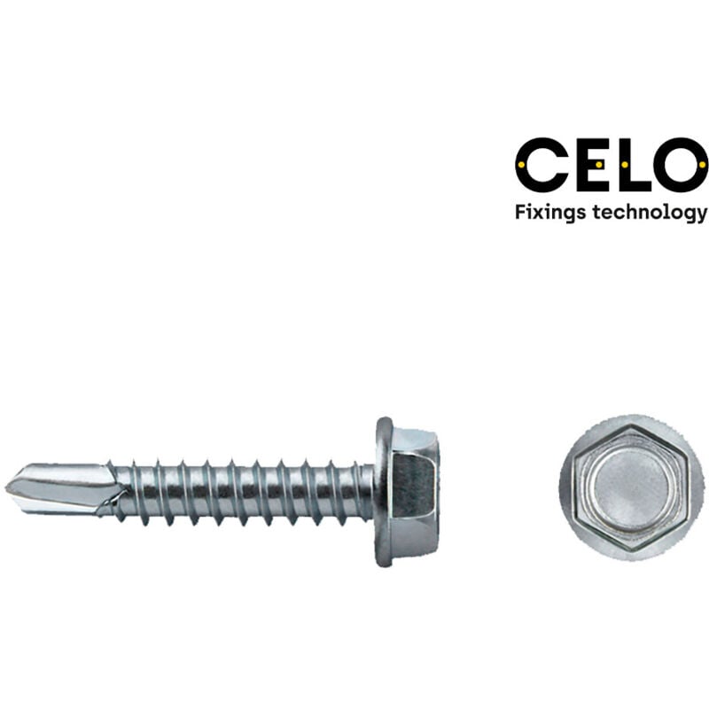 foto del prodotto vite autofilettante celo 4,2 x 16 mm vite per lamiera 500 unit zincato