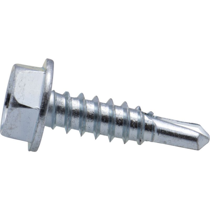 foto del prodotto vite autofilettante con testa esagonale zincata viswood4,8 x 19 mm confezione da 50 viti 