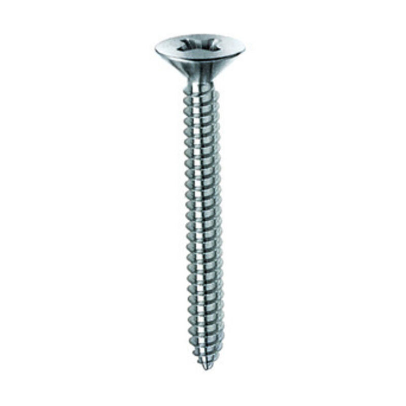 foto del prodotto vite autofilettante testa svasata piana 3,5x19mm zincata. prezzo per 100 pezzi.