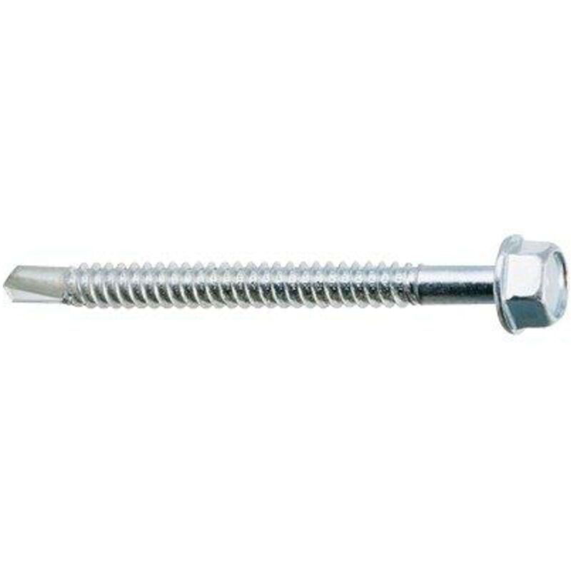 foto del prodotto vite autoperforante metallo ambrovit tecc zincata bianca mm 6,3x130 cf pz 100 1 confezione