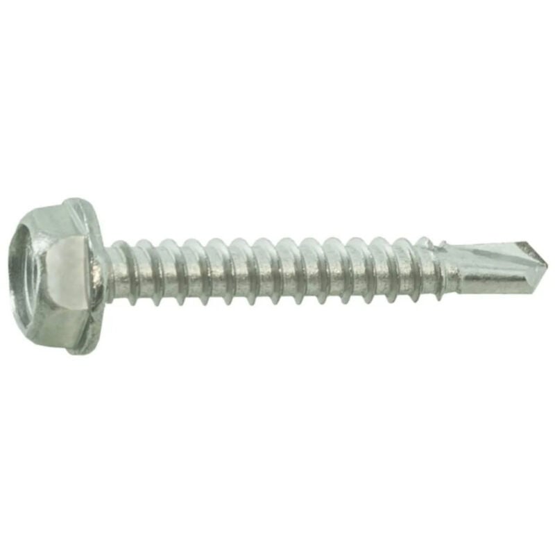foto del prodotto vite autoperforante per lamiera con testa esagonale, acciaio inox a4 6,3x38, 6 pz.