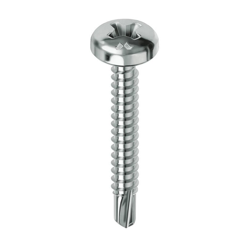 foto del prodotto vite autoperforante tc 4,8x 60mm zn bianca drillex. prezzo per 100 pezzi.