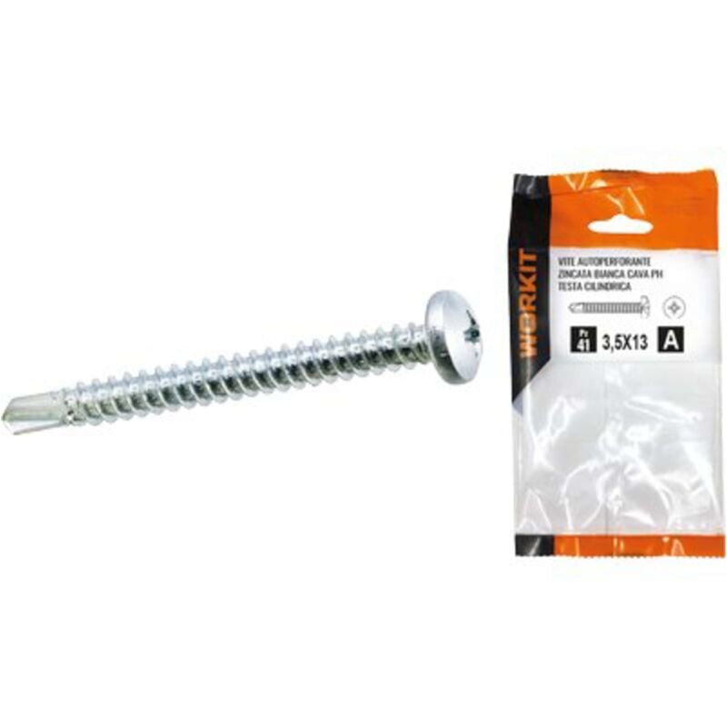 foto del prodotto vite autoperforante tc self workit zincata bianca cava ph mm 3,9x16 cf pz 33 5 confezione
