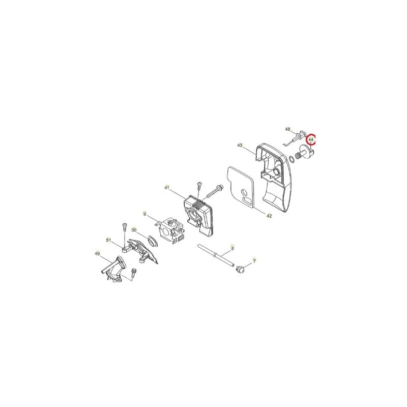 foto del prodotto vite chiusura filtro motosega 28.28 originale active 24102
