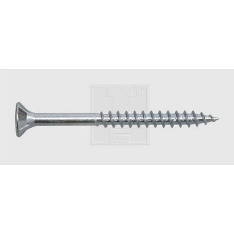 foto del prodotto vite da legno 4.5 mm 80 mm interno multidentato acciaio zincato 75 pz. swg