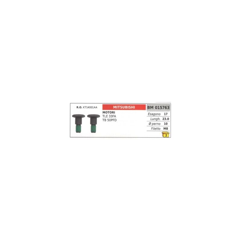 foto del prodotto vite frizione mitsubishi tagliasiepe tle 33fa tb 50pfd esagono 17mm kt14001aa