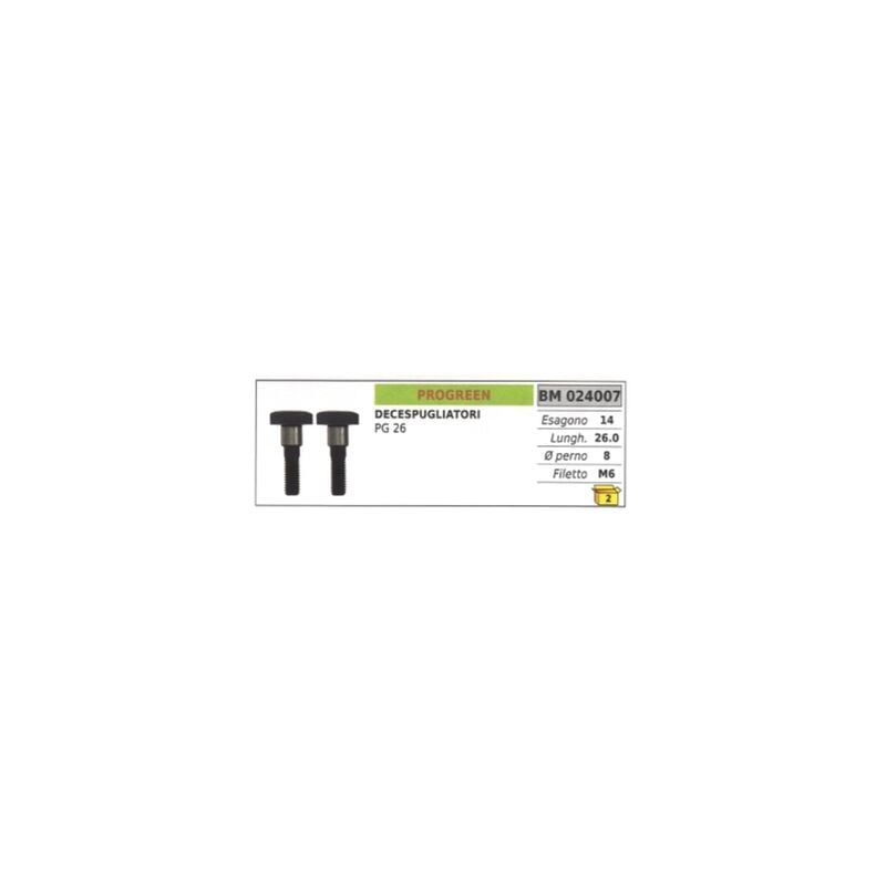 foto del prodotto vite frizione progreen decespugliatore pg 26 esagono 14 mm lunghezza 26,0 mm