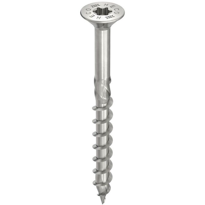 immagine 0 del prodotto vite heco topix plus 4x60mm testa svasata con tasche svasate filettatura parziale t20 confezione da 200 61689