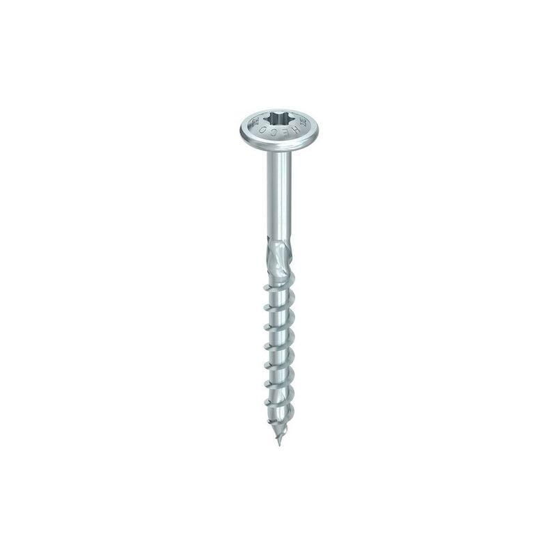 foto del prodotto vite heco topix plus 6x100mm testa tonda larga filettatura parziale t30 confezione da 100 61117