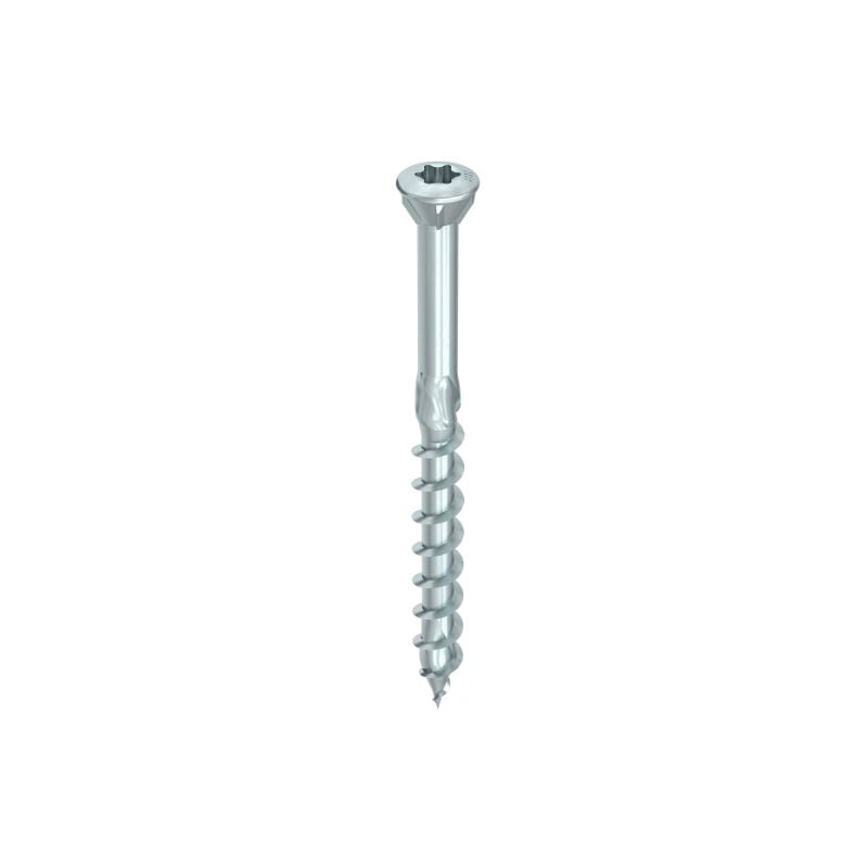 foto del prodotto vite heco topix plus per portachiavi 3,5x30mm testa svasata con nervature svasate filettatura parziale t10 confezione da 1000 60249