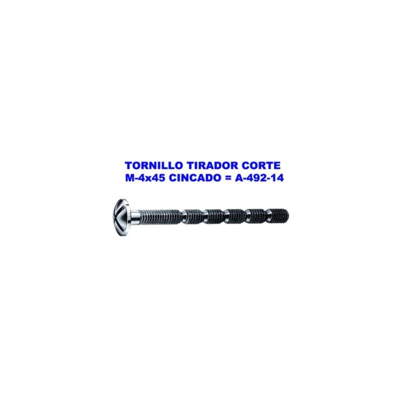 foto del prodotto vite maniglia da taglio zincata m4x45 a 492 14