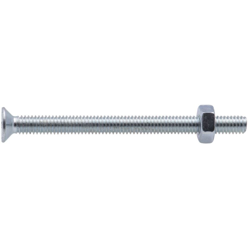 foto del prodotto vite metalliche zincate a testa fresata pz a croce viswood 4x50 mm confezione da 8 viti dado 