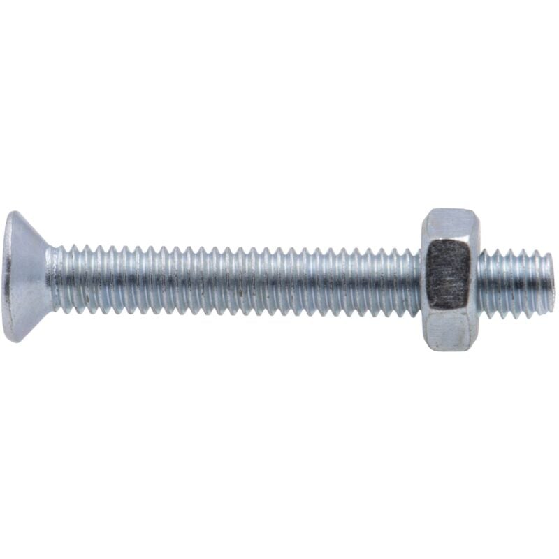 foto del prodotto vite metalliche zincate a testa fresata pz a croce viswood 6x20 mm confezione da 12 viti dadi 