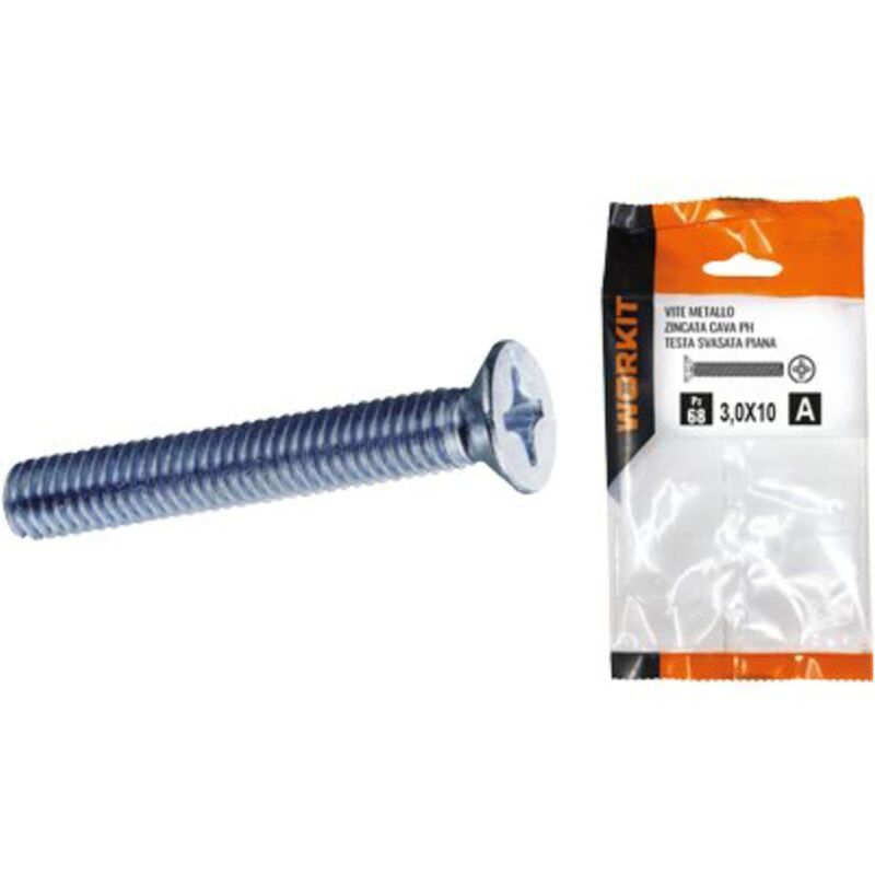 foto del prodotto vite metallo tsp zincata self workit classe 4.8 cava ph fil intero mm 6x30 cf pz 19 5 confezione