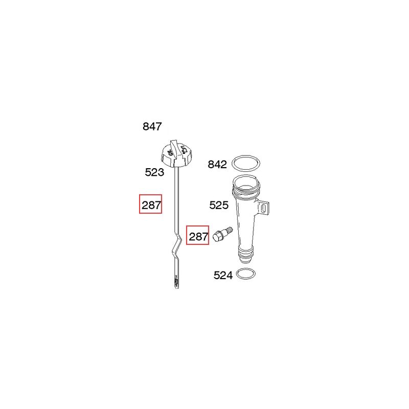 foto del prodotto vite originale motore rasaerba tagliaerba tosaerba briggs stratton 691002