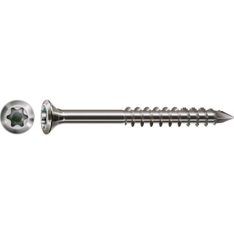 foto del prodotto vite per facciate in acciaio inox a2, testa extra piccola,4 x 60 mm,100 stk. scatola di cartone xl spax