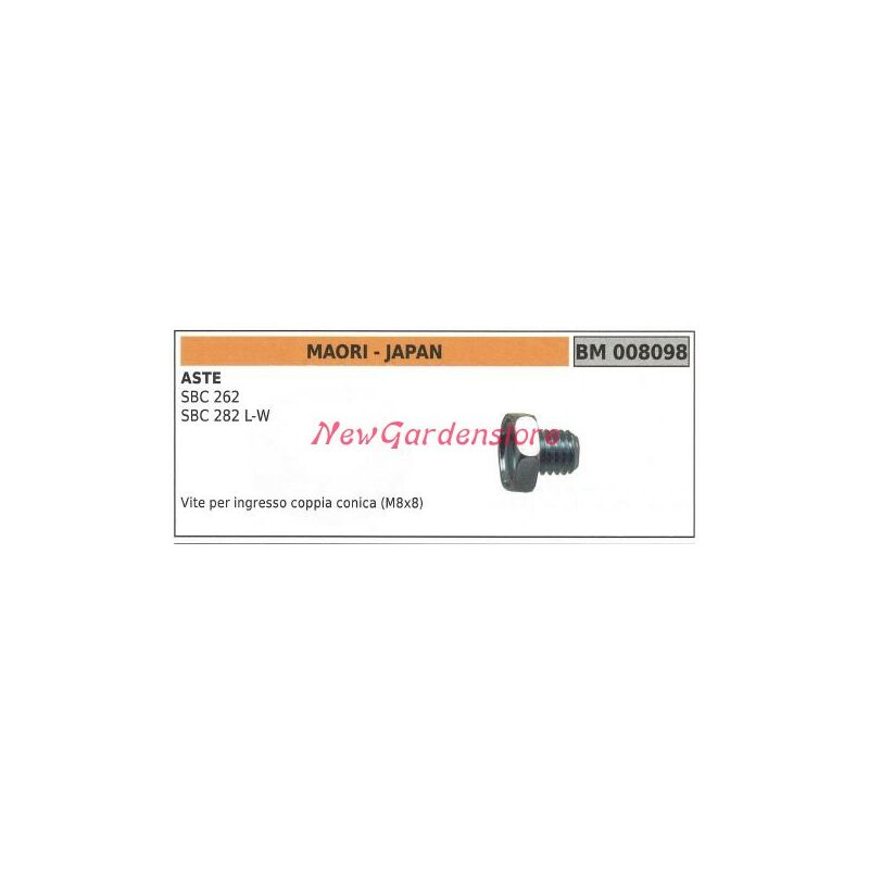 foto del prodotto vite per ingresso coppia conica maori decespugliatore 008098
