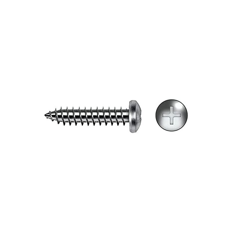 foto del prodotto vite per lamiera philips din ref 7981 4,8x16 zincata celo