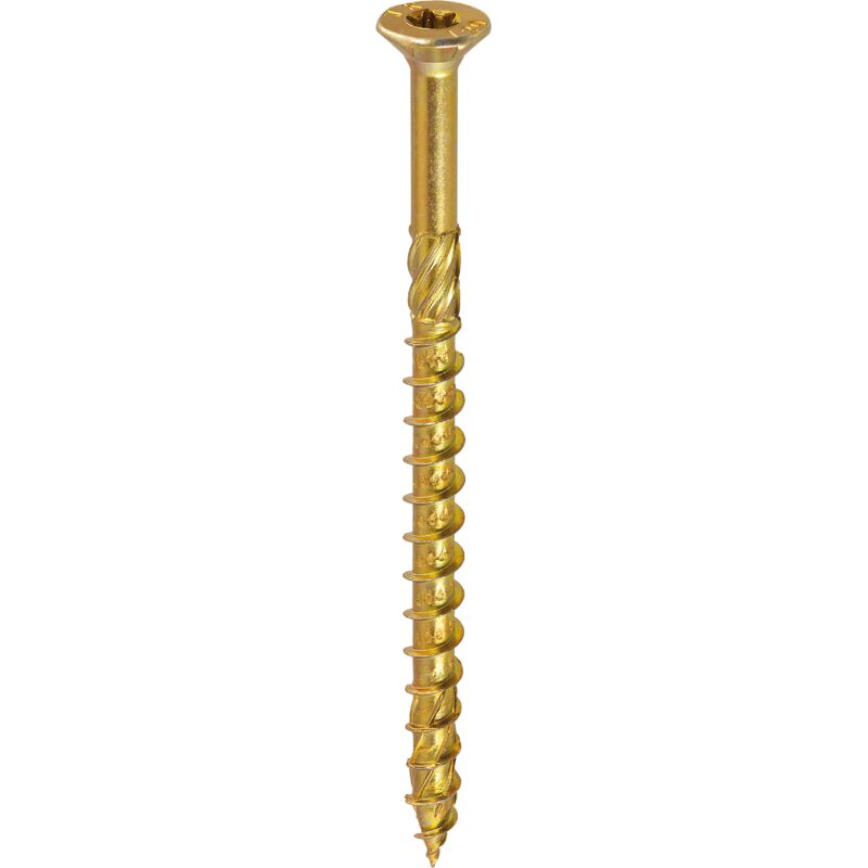 foto del prodotto vite per legno bicromata testa svasata filettatura parziale presa torx punta antisfondamento 5 x 120 confezione da 200 pezzi