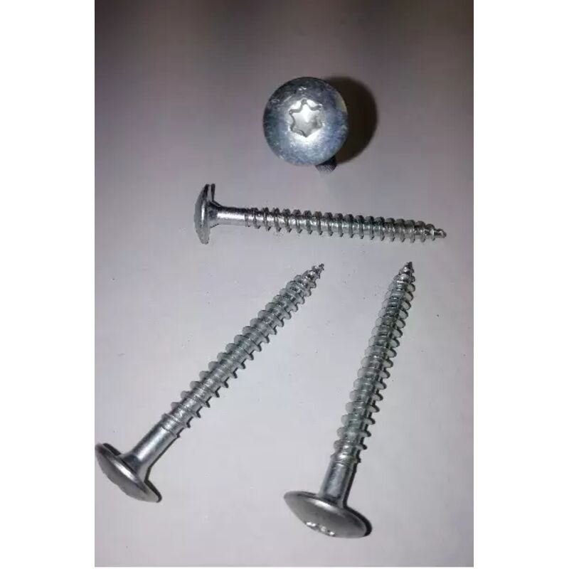 foto del prodotto vite per legno panelvit mustad fc zincata bianca chromithing d. 6 x 70 mm