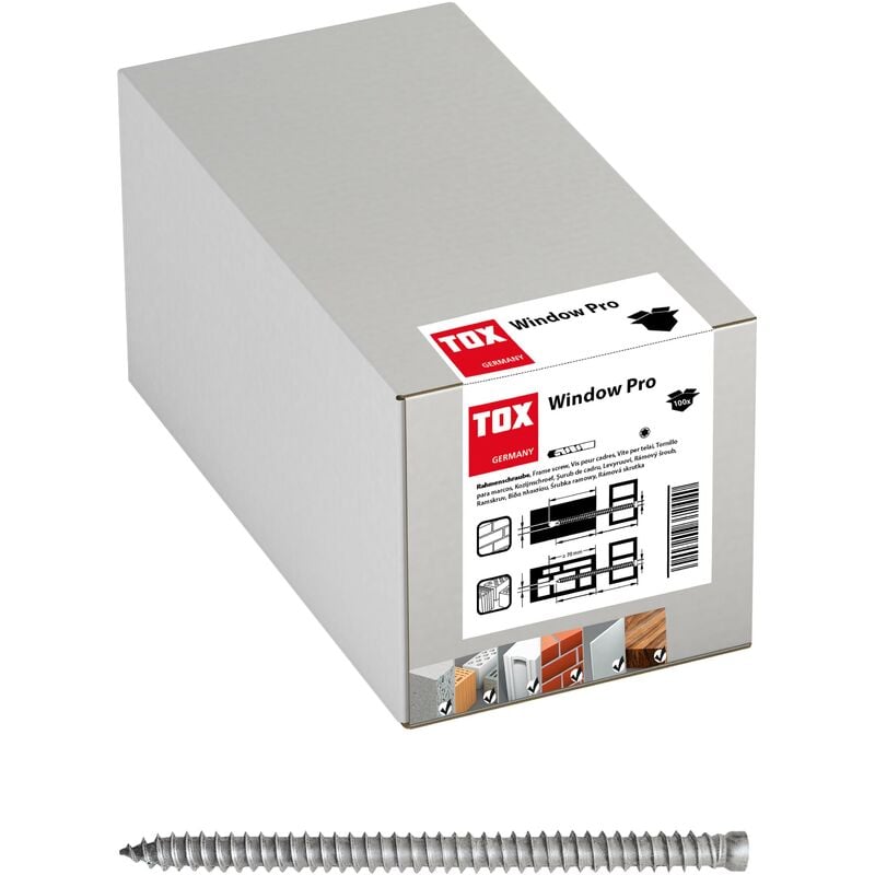 foto del prodotto vite per telaio finestra window pro sk 7,5x152mm