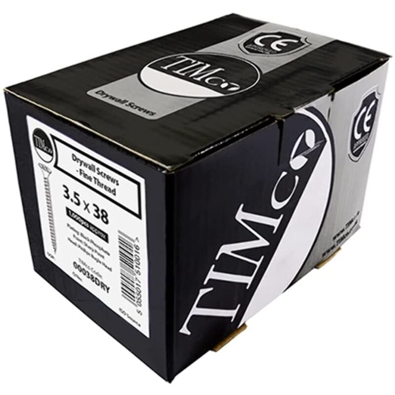 foto del prodotto vite ph2 per cartongesso, colore nero confezione da 200 , 00060drys timco