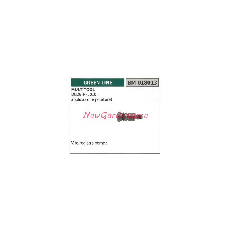 foto del prodotto vite registro pompa olio green line motore multitool dg26 p 018013