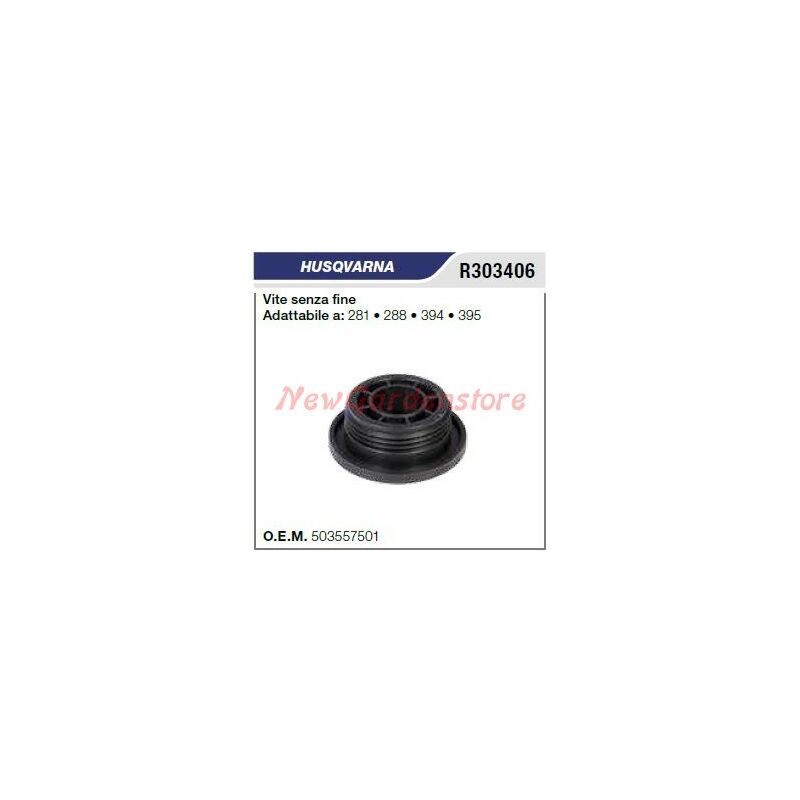 foto del prodotto vite senza fine pompa olio husqvarna motosega 281 288 394 395 r303406