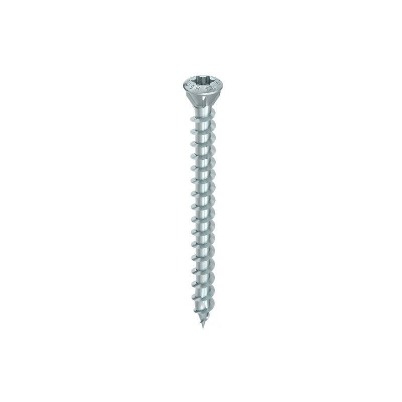 foto del prodotto vite speciale per pavimenti heco topix plus 4,5x50mm testa svasata con nervature svasate filettatura totale t20 confezione da 500 60721