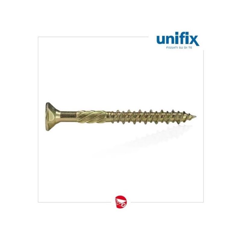 foto del prodotto vite strutturale per legno uso professionale 2fx duofix evo 5x100 mm. cf 100pz.