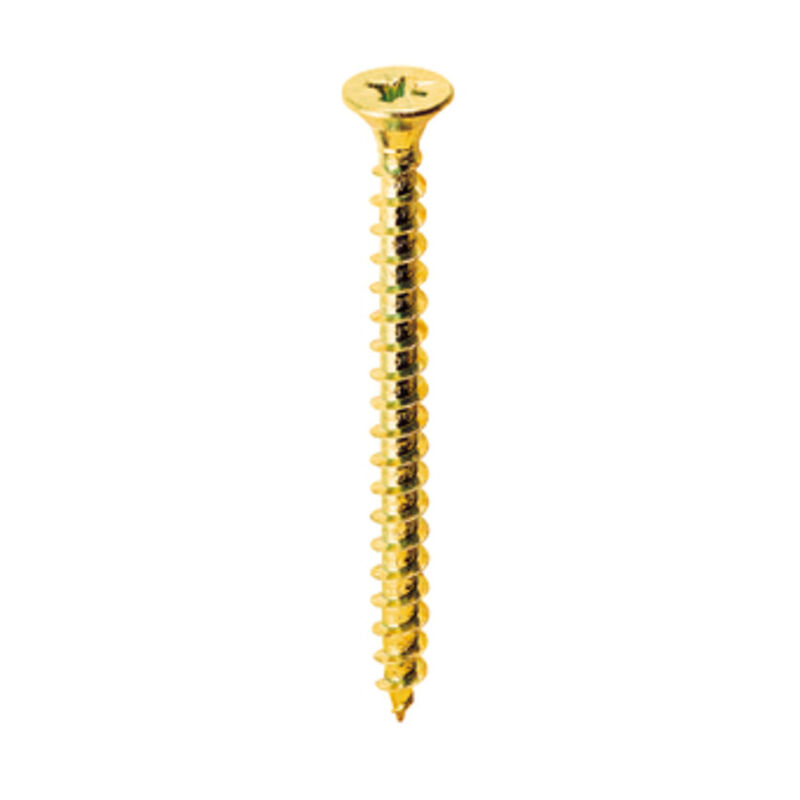 foto del prodotto vite truciolare testa svasata piana 3,5x18mm ottonata. prezzo per 100 pezzi.