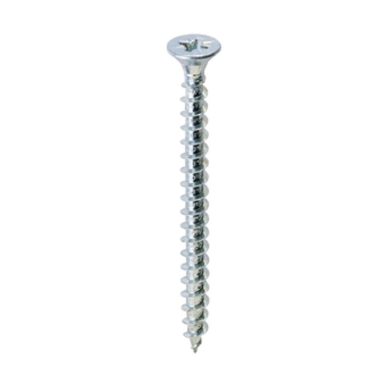 foto del prodotto vite truciolare testa svasata piana 4 x18mm zincata. prezzo per 100 pezzi.