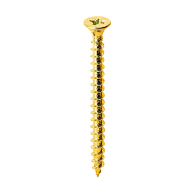 foto del prodotto vite truciolare testa svasata piana 4 x25mm ottonata. prezzo per 100 pezzi.