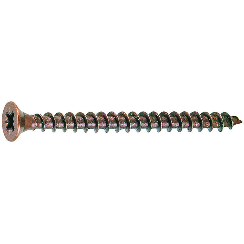 immagine 0 del prodotto vite truciolare tsp cava pz interamente filettata in acciaio bronzato mm.3,0x18