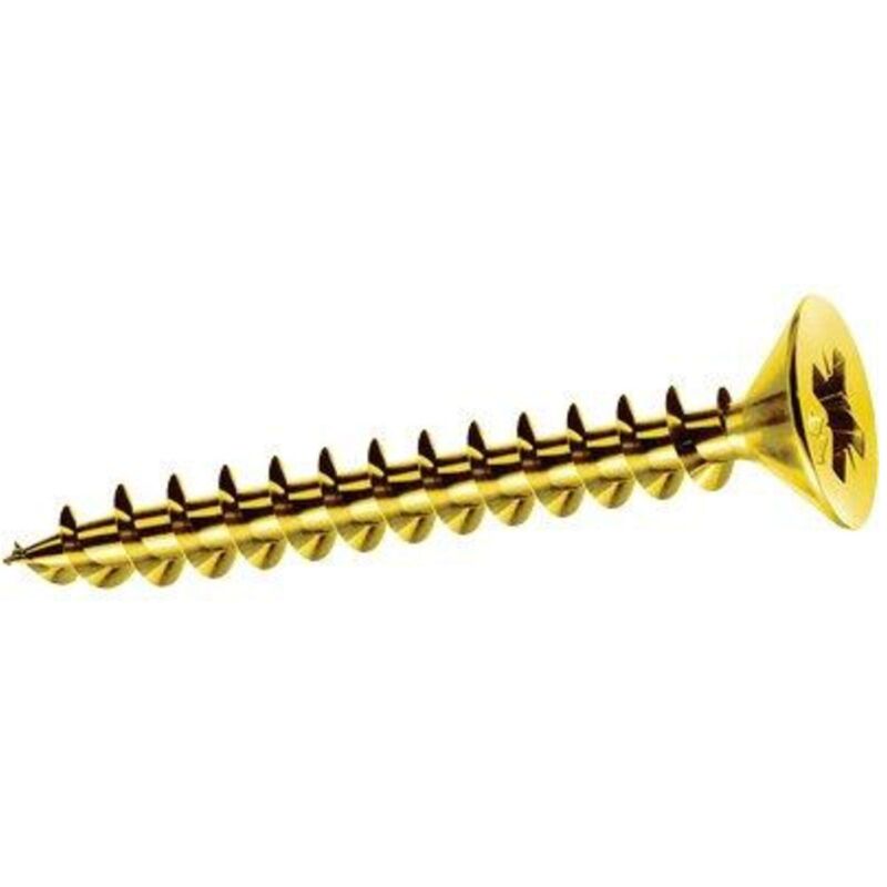 foto del prodotto vite truciolare tsp ottonata panelvit mustad cava pz filetto intero mm 5,0x30 cf pz 500 1 confezione