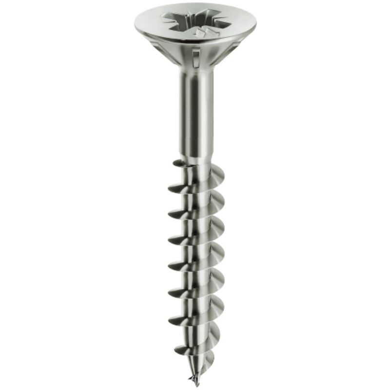 foto del prodotto vite truciolare tsp pf chrom panelvit mustad - cava pz filetto parziale mm 4,5x70 cf pz 200 - 1 confezione