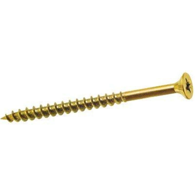 foto del prodotto vite truciolare tsp pf zincata gialla ambrovit cava pz filetto parziale mm 6,0x150 cf pz 100 1 confezione