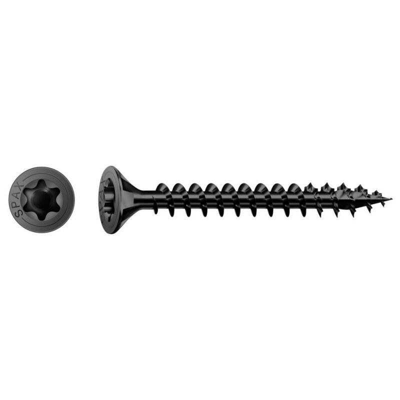 foto del prodotto vite universale nera blax,3 x 20 mm,100 stk. piccola confezione professionisti spax