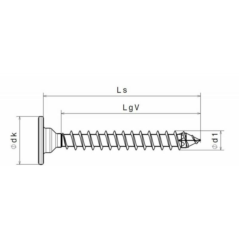 foto del prodotto vite universale wirox,3 x 20 mm,25 stk. scatola s spax