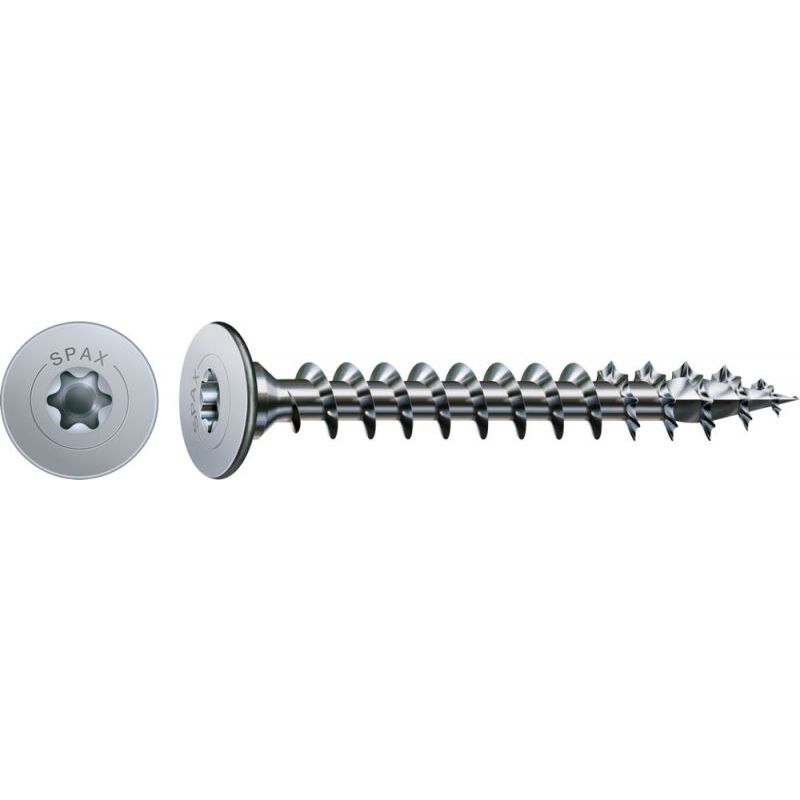 foto del prodotto vite universale wirox, 4 x 25 mm, 300 stk., filetto totale, testa per pannelli posteriori, t star plus, 4cut, wirox 0151010400253 spax