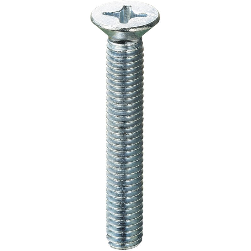 foto del prodotto viti a metallo testa piana 8x 40 zincato. prezzo per 1 pezzo.