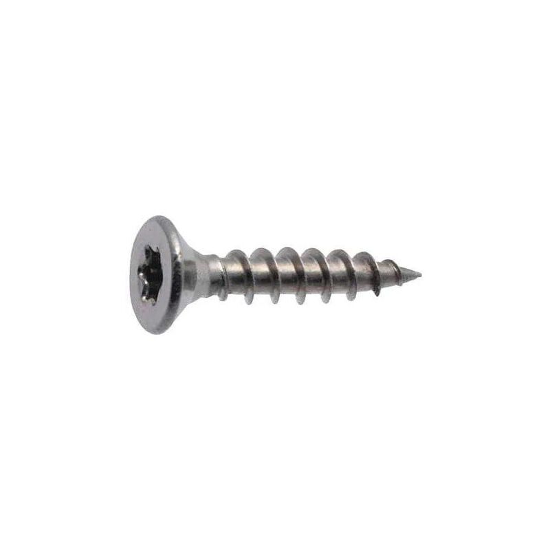 foto del prodotto viti a testa svasata a4 per pannelli truciolari in acciaio inox, 4x40 mm, 21 pz.
